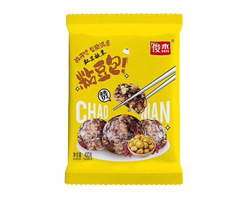 红豆板栗粘豆包
